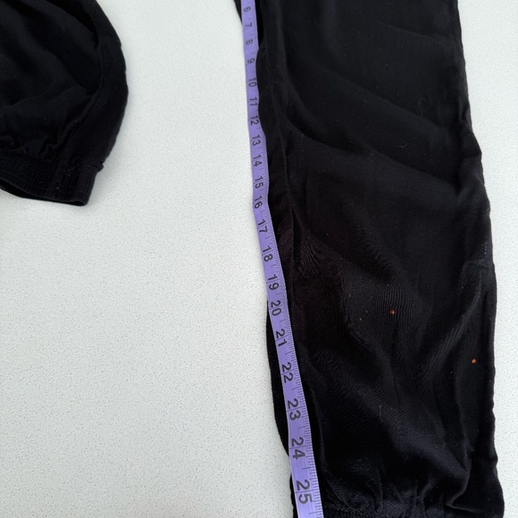 Black Cotton Drawstring Jogger - Picture 5 of 7